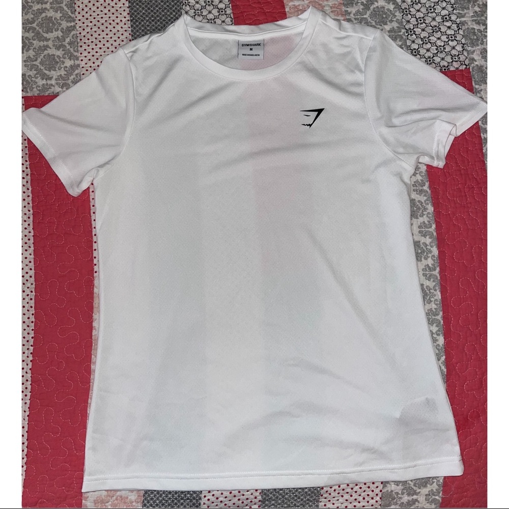 Women’s medium Gymshark white training top